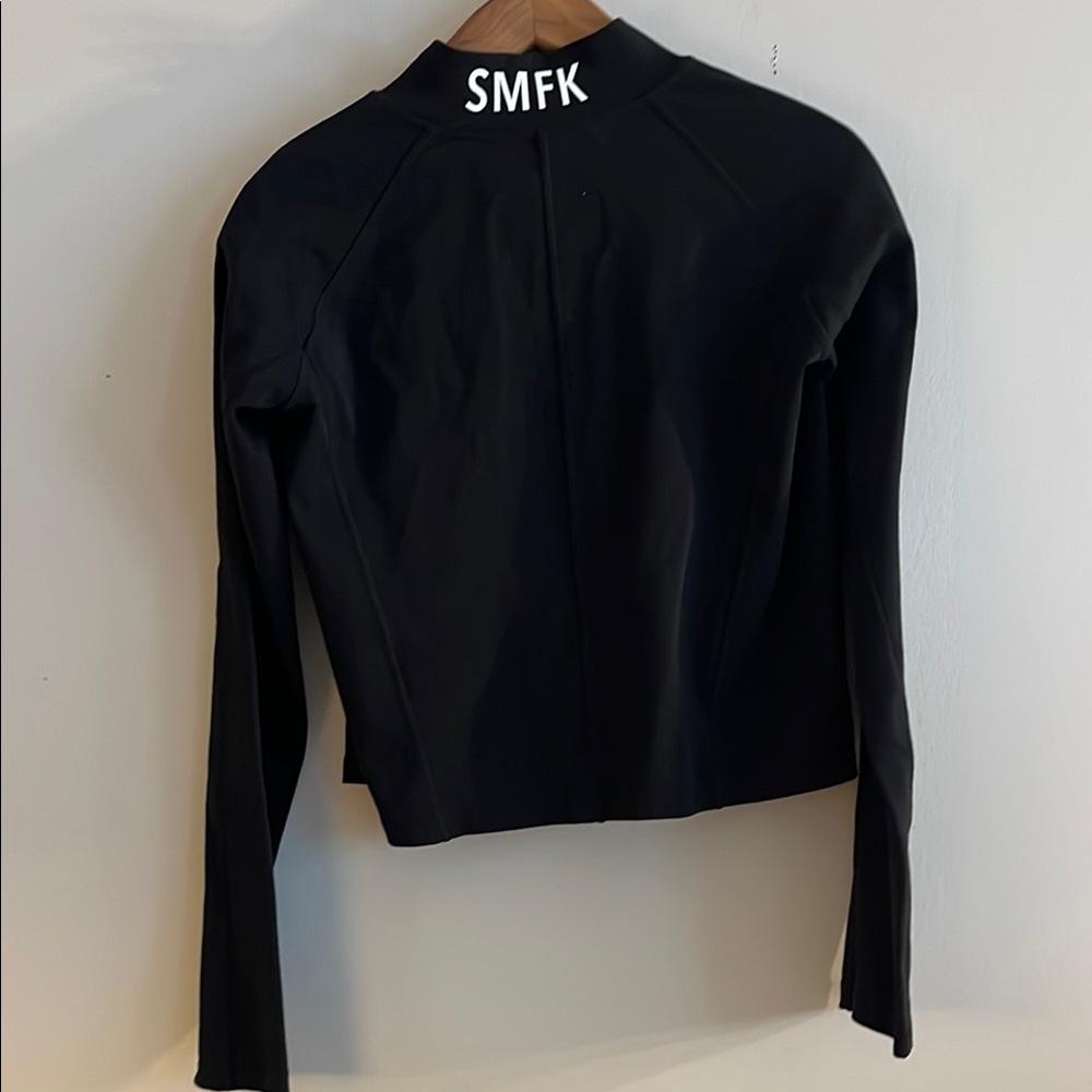 SMFK + Batman Dark Knight Zip Up Black Jacket Size 2 - Picture 4 of 4